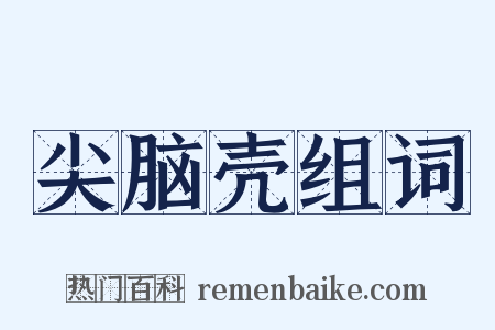 尖脑壳组词是什么意思的图片